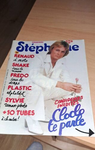 Revue Nouveaux Stéphanie No 40 Avril 1978: Renaud/F François/S Vartan/J Hallyday/P Bertrand/Sheila/Dalida/Y Duteil/A Chamfort