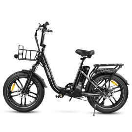 Vélo Électrique Pliable Samebike C05 Pro 500 W 36 V 13 Ah Vitesse Maximale 35 Km/H Autonomie 70 Km Double Suspension Freins À Disque Pneus 20×4 - Noir