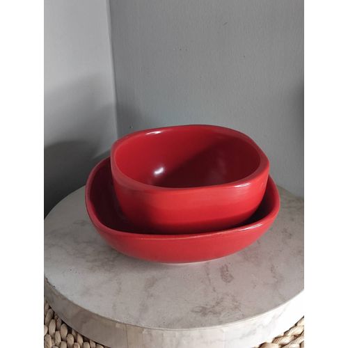 Ensemble Céramique Rouge