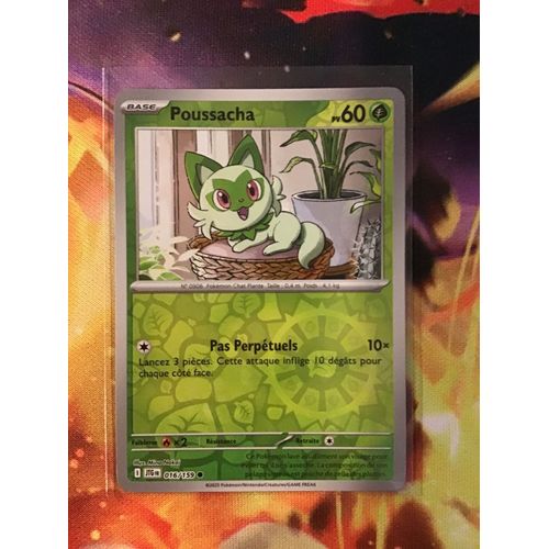 Carte Pokémon - Poussacha - 016/159 - Reverse - Ev9 Aventures Ensemble