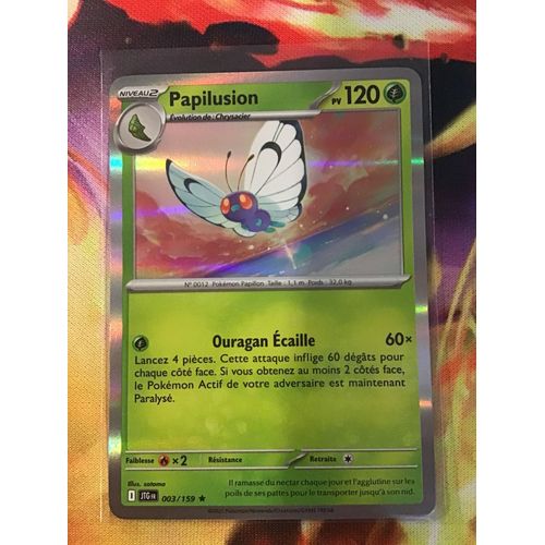 Carte Pokémon - Papilusion - 003/159 - Holo-Rare - Ev9 Aventures Ensemble