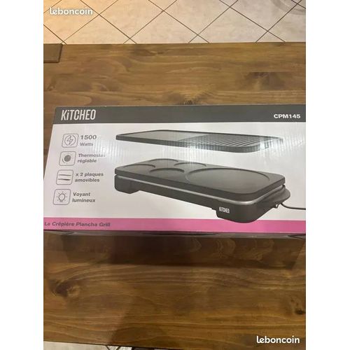 Crêpière grill Kitcheo 1500 W