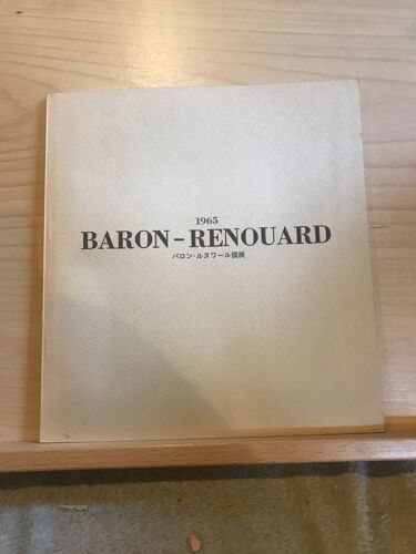 Baron-Renouard 1965 Plaquette D'Exposition Nihonbashi Gallery Japonais