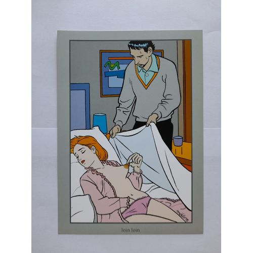 Moebius/Gir/Giraud - Illustration "Loin Loin" Couleur Sur Papier Format 15 Cms * 21 Cms Sortie Du Portofolio Eros/Stardom 1998 Original Tiré À 500 Exemplaires Contenant À L'Origine 8 Illustrations