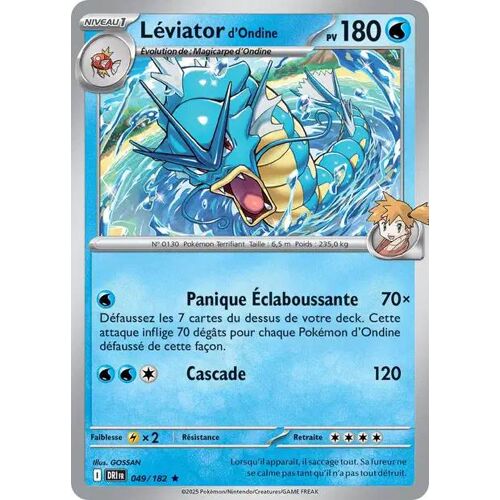 Carte Pokémon - Léviator - 049/182 - Holo-Rare - Ev10 Rivalités Destinées