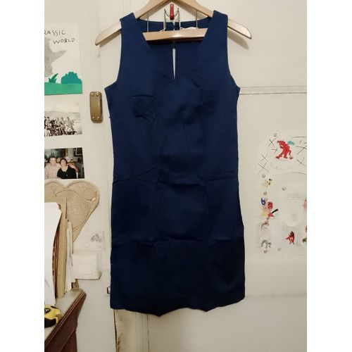 Robe Classique Bleue 38 M Camaïeu.