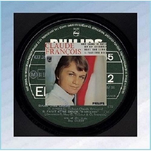 1 Disque Ancien, 45 Tours, De ( Claude François ) Année 1967