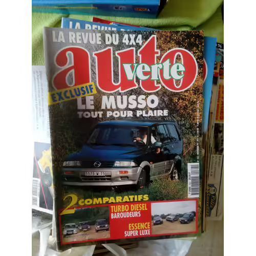 Auto Verte 162 De 1994 Suzuki Vitara 16s,Ssangyong Musso 602 Sld,Nissan Patrol 2.8 Gr Td Slx Court,Mitsubishi Pajero Gls 2.8 Td,Daihatsu Rocky Td 2.8 Wagon,Range Rover V8 4.6 Hse,Pajero 3.5 V6 24s,Jee