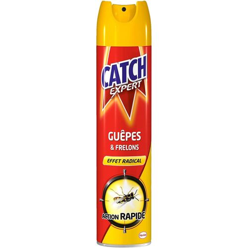 CATCH Aérosol 400 ml Guêpes et Frelons - Effet Radical