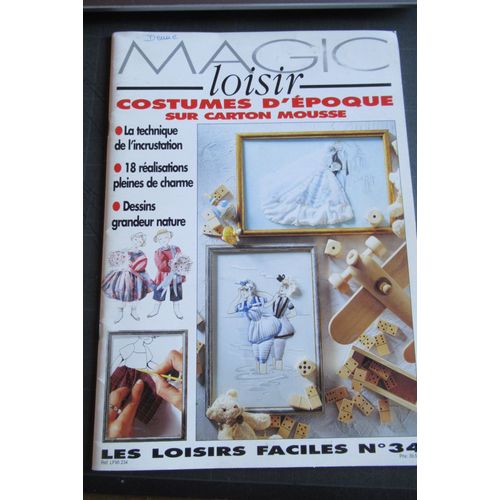 Revue "Les Paillettes Sur Polystyrène Et Carton Mousse"