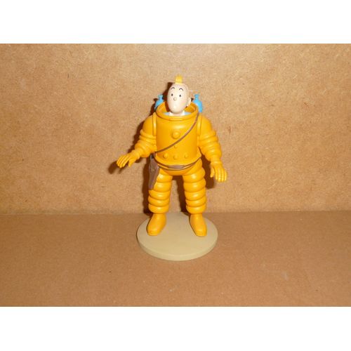 Figurine Tintin. Tintin En Scaphandre Lunaire. La Collection Officielle N° 7. Hergé/Moulinsart