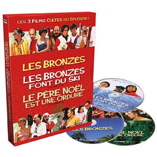 Le Splendid - Boxset 3 Dvd - Les Bronzes, Les Bronzes Font Du Ski, Le Pere Noel Est Une Ordure - Avec Michel Blanc, Josiane Balasko, Christian Clavier, Marie Anne Chazel, Thierry Lhermitte , Jugnot...