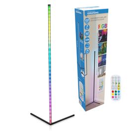 Grundig Lampadaire Led Rgb 140 Cm - Barre Led Sur Pied Et Lumière Rgbw - Incl. Télécommande Et Capteur De Musique