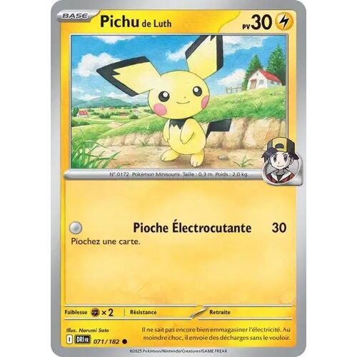 Carte Pokémon - Pichu De Luth - 071/182 - Ev10 Rivalités Destinées