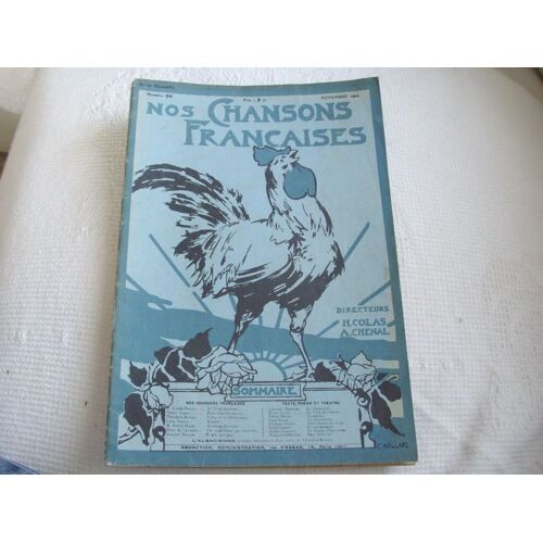 Nos Chansons Francaises - 1922- N°26