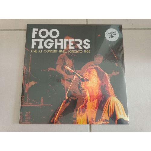 Foo Fighters Live In Concert Hall Toronto 96 Lp Vinyle Couleur