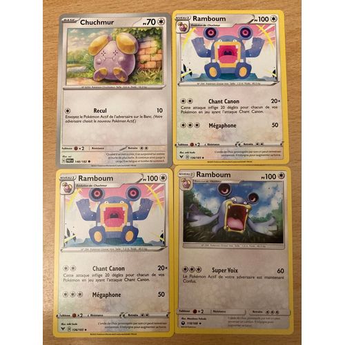 (3188) Chuchmur + 3x Ramboum (Pokemon) 
