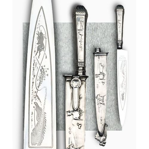 Rare & Superbe Dague / Glaive / Sabre Argentine, Type Gaucho, Cadeau Diplomatique ? Original #49