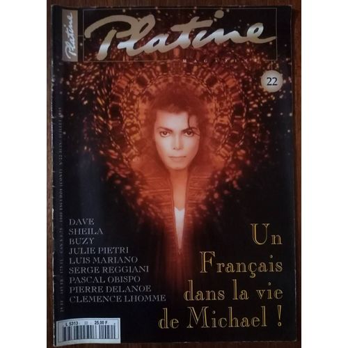 Platine N°22 Michael Jackson En Couverture