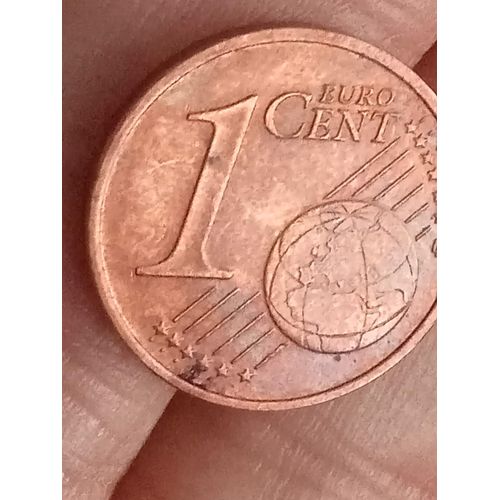Pièce 1, Centimes D Euros Allemand Gravé D Année 2002 Fleurs De Chêne Avec Les Deux Gland Rare