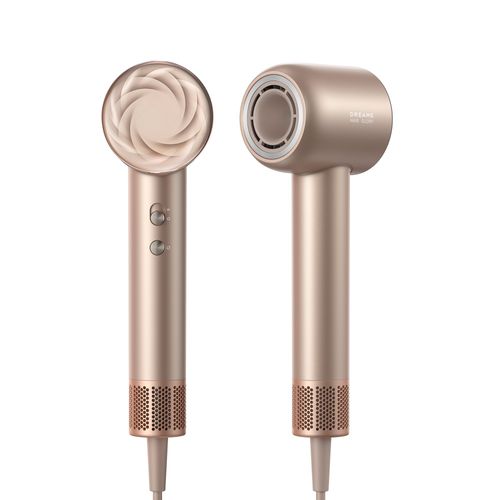 Dreame Hair Glory Mix Sèche-Cheveux À Grande Vitesse, Or, 3 Embouts Magnétiques, Parfum, Séchage Personnalisé, Contrôle De Température Ntc, 300 000 000 D'Ions Négatifs/Cm³, Moteur 110 000 Tr/Min, 336g