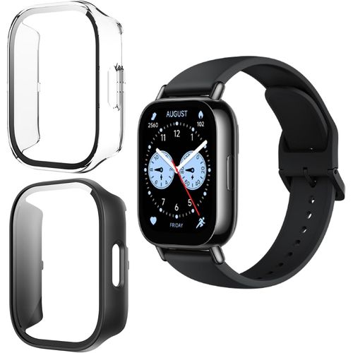 2 Pièces Coque Pour Xiaomi Redmi Watch 5 Lite Cover Avec Protection D'écran Transparent Tpu Hd [Anti-Bulles] Verre Trempé Protection Pour Redmi Watch 5 Lite Housse Étui