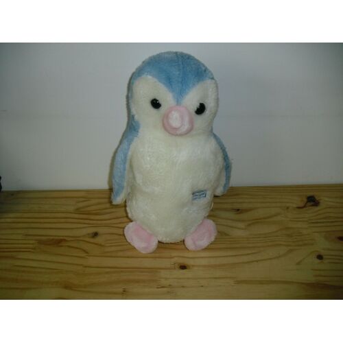P8/ Vintage Doudou Peluche Boulgom Pingouin