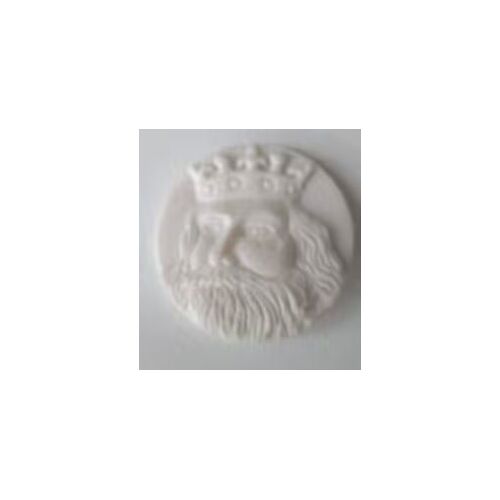 Fève Mat Blanche Ancienne Roi Et Sa Couronne