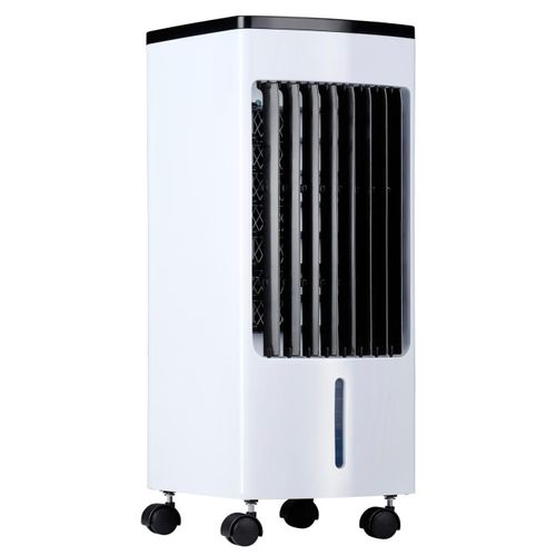 Lifetime Air Climatiseur Mobile Ventilateur, Humidificateur et Air Cooler - Rafraichisseur d'Air sans Évacuation 55 dB - Télécommande et Minuterie - Réservoir d'Eau 4 L - 22 x 24 x 53,5 cm
