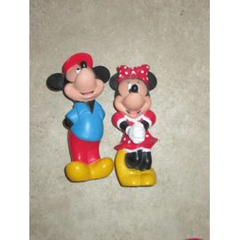 Lot 2 Figurine Mickey Minnie Disney 13.5 Cm Plastique