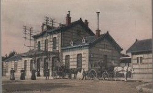 Carte Postale Ancienne Meulan - Hardricourt - 78 Yvelines - La Gare