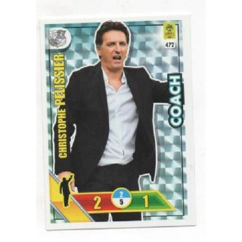 472 - Christophe Pelissier - Amiens Sc - Coach - Adrenalyn 2017-18