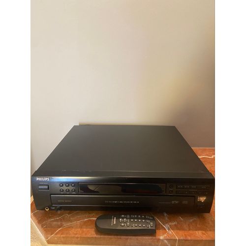 Lecteur audio Philips  CDC775compact disc caroussel changer 5 cd avec sa télécommande 