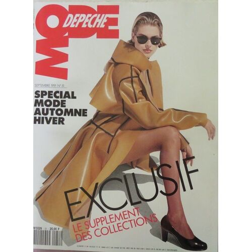 Revue : Dépêche Mode Spécial Collection Automne Hiver - Fashion - Septembre 1991 - N° 51 - Avec Son Supplément