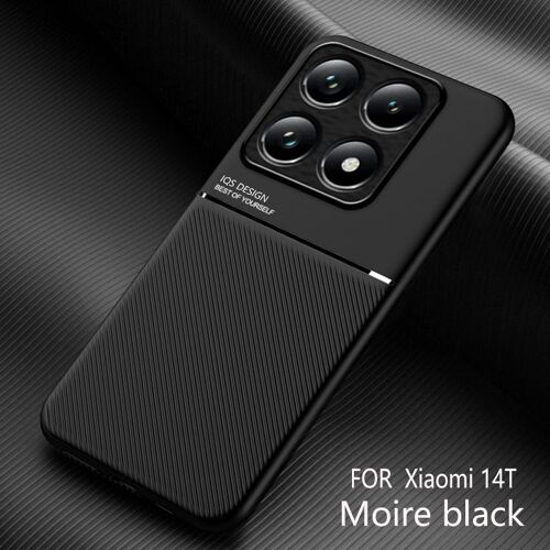 Coque pour Xiaomi 14T,Etui Xiaomi 14T absorption des chocs et protection,tatouer magique,coque en silicone - Noir