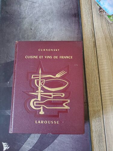 Vends Larousse Cuisine Et Vins De France Curnonsky 1953