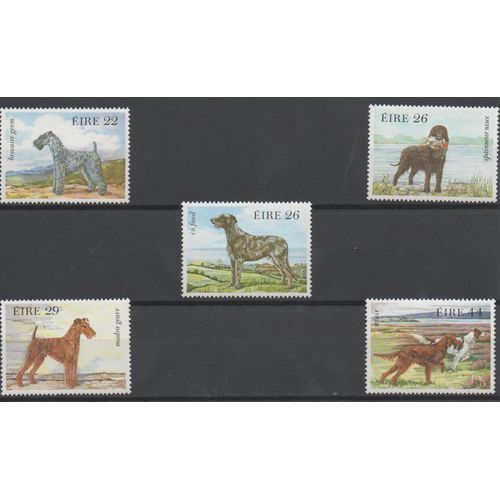 Irlande Timbres Les Chiens 1983