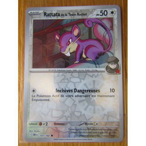 Rattata De La Team Rocket - Reverse - 147/182 - Rivalites Destinees