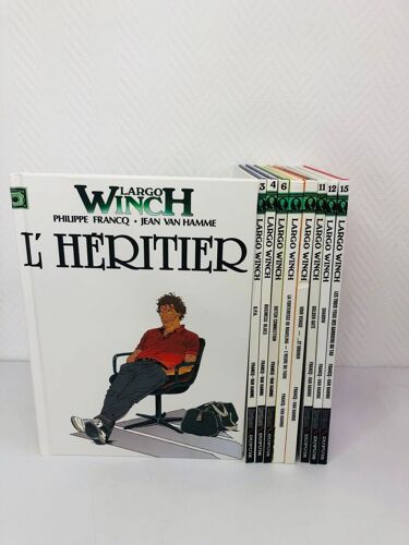 Largo Winch Tome 1,2,3,4,6,7,8,9,10,11,12,15