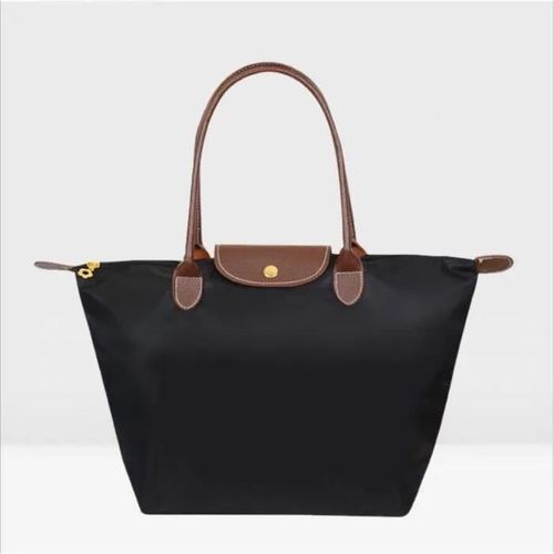Noir - M(44X30X18Cm) - Sac À Provisions Oxford Grill Pour Femme, Sac À Main En Nylon, Sac De Rangement Pliabl