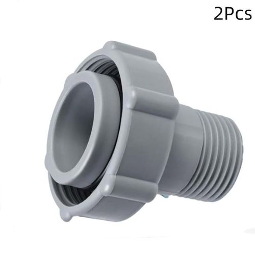 2Pcs Connecteur Raccord Vidange piscine - BestWay P6A1420 - Adaptateur Vidange Piscine - pour les tuyaux d'eau de piscines 1,5"