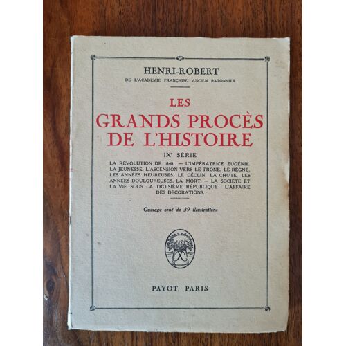 Les Grands Procès De L'histoire