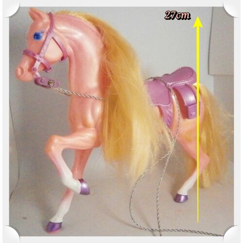 Série barbie - cheval casse-noisette massepain - mattel 2001
