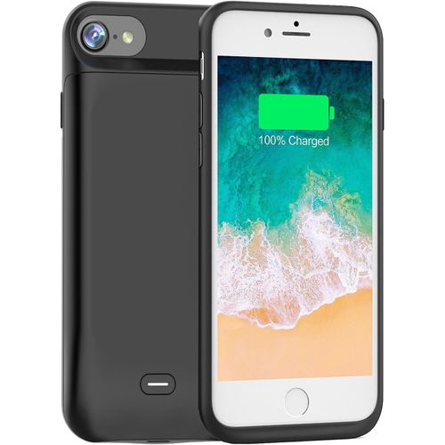 Kalanka-Coque Batterie Pour Iphone Se 2022/Se 2020/8/7/6/6s (4.7 Pouces) 6600mah Rechargeable Batterie Externe Puissante Power Bank Chargeur Portable Étui Housse Batterie De Secours Coques D'alimenta