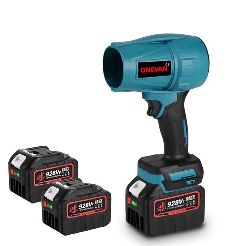 Souffleur de Feuilles sans Fil 28000rpm, 576km/h aspirateur souffleur batterie, avec 2 x batteries 928VF