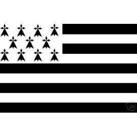 Drapeau Drapeaux Bretagne Breton France