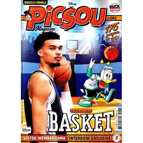 Picsou Magazine 585 Spécial Basket Victor Wembanyama L'Interview Exclusive