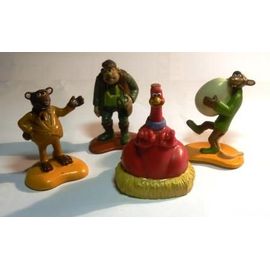 Figurines "Weetos" (1999) - Série: Chicken Run / Lot De 4 : Mr Twweedy, Nick, Fetcher Et Bunty