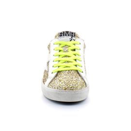 Semerdjian - Basket Mode Basse À Lacet Pour Femme Catri - Doré - 41