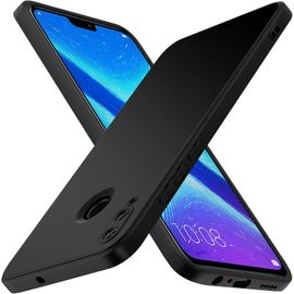 Store-Noir Mat Coque Pour Honor 8x Avec Protection Caméra,Ultra Mince Étui De Protection En Silicone Antichoc,Souple Tpu Anti-Rayures Bumper Housse